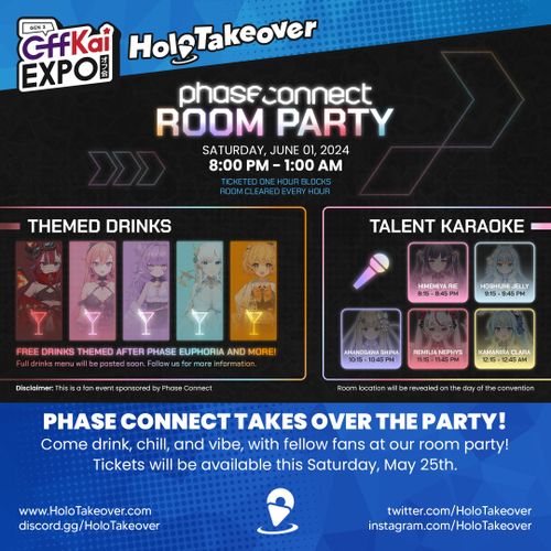 Phase Connect Room Party @ OffKai Expo