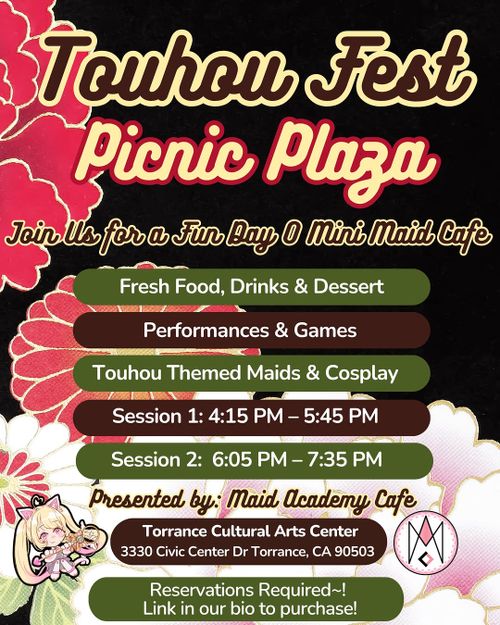 Touhou Fest Picnic Plaza — Maid Academy Café
