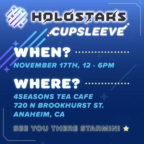 Holostars Cupsleeve Event