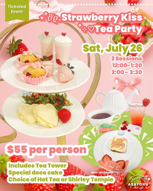 Strawberry Kiss Tea Party