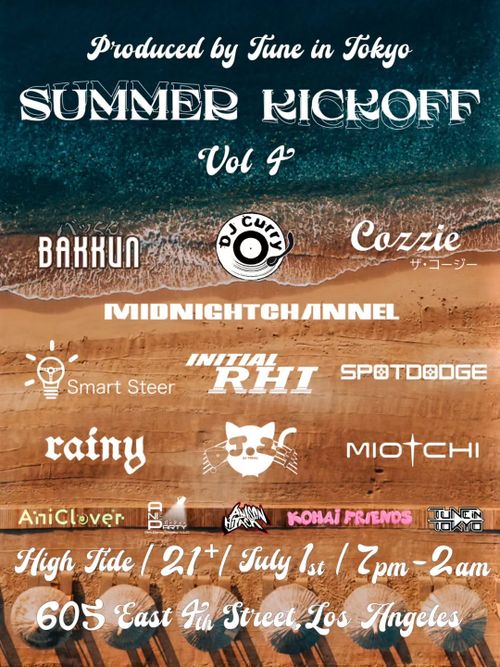 Tune In Tokyo Presents Summer Kick Off Vol. 4