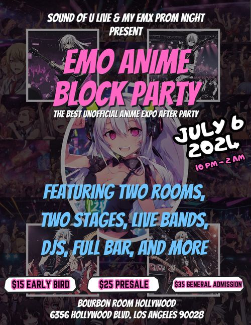 Emo Anime Block Party