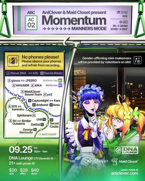 AniClover & Maid Closet present MOMENTUM — MANNERS MODE