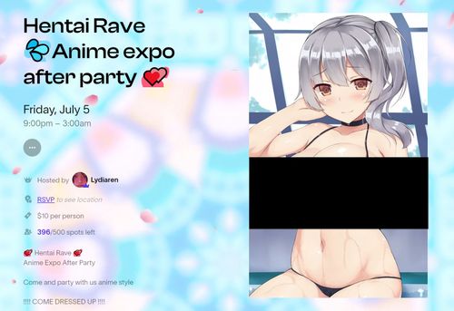 Hentai Rave 💦Anime expo after party 💕